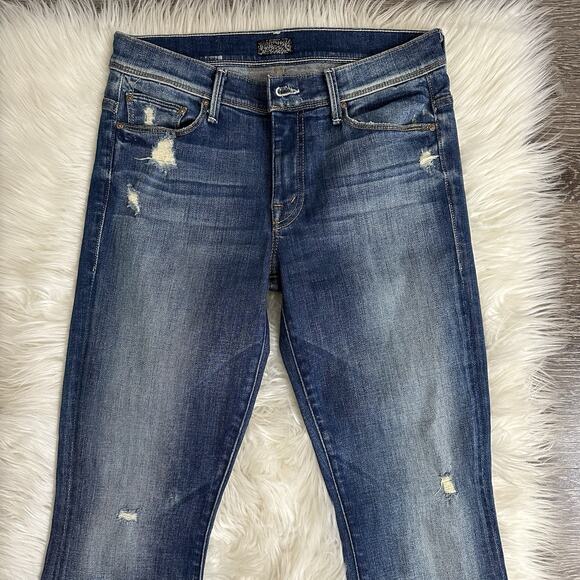 MOTHER Denim Jeans The Cruiser in Rought It Up Size 28 Boot Flare - Picture 3 of 7
